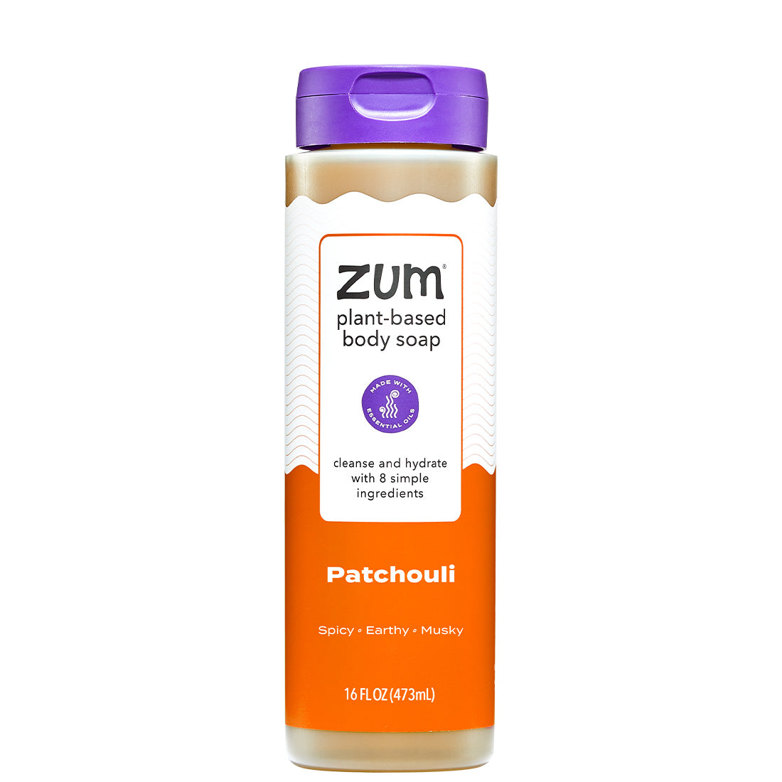 Zum Patchouli Natural Body Soap | 16 fl. oz.