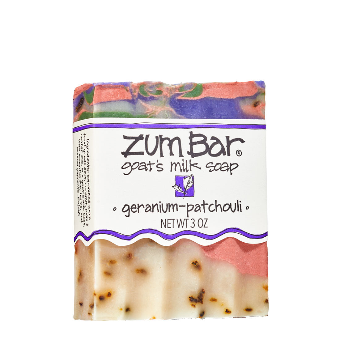 Zum Geranium-Patchouli Goat's Milk Soap Bar