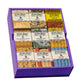 Purple gift box filled with 9 Zum Bar Soaps