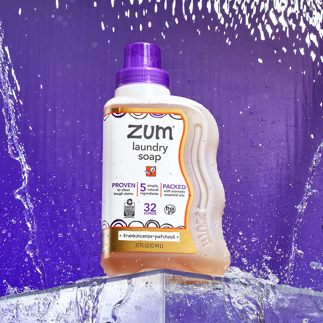 Zum Frankincense-Patchouli Laundry Soap | Natural Laundry Soap (32