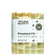 Zum Frosted Fir goat's milk soap bar on a white background