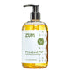 Zum Frosted Fir hand soap bottle on a white background