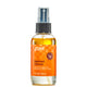 Spiced Citrus Mist in a clear bottle with black spray top cap.