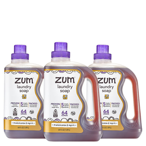64 oz. Frankincense Myrrh Laundry Soap Bundle