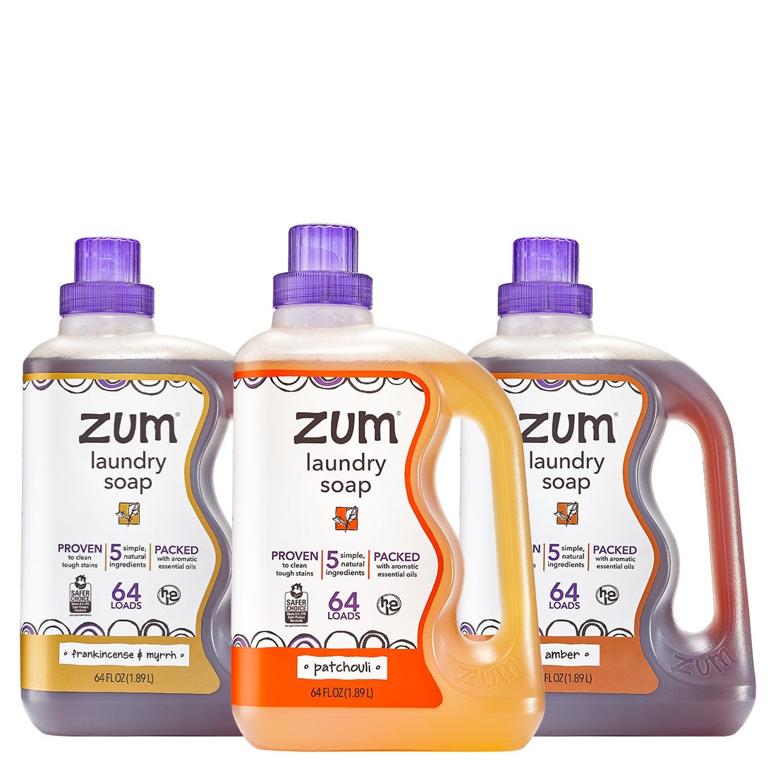 64 oz. Warm & Earthy Laundry Soap Bundle