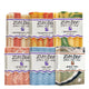 6 Citrus Zum Bars standing together on a white background