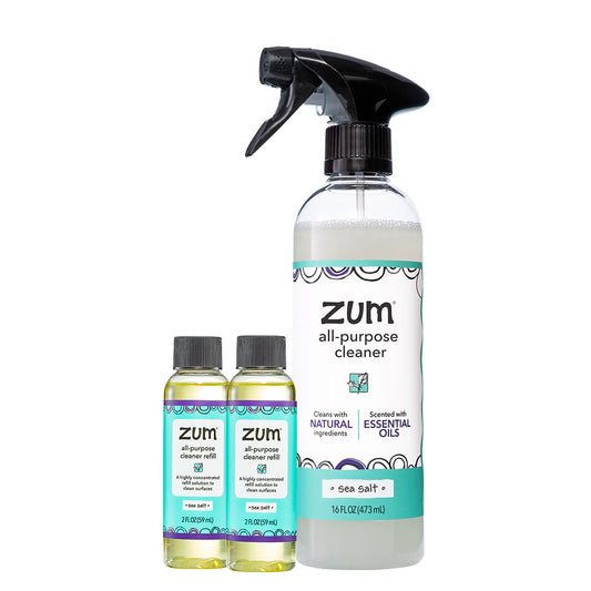 Sea Salt 16 oz Bottle of All-Purpose Cleaner and 2, 2 oz. refill bottles
