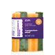 Green and orange color Tangerine-Mint Bar Soap with purple label on a white background