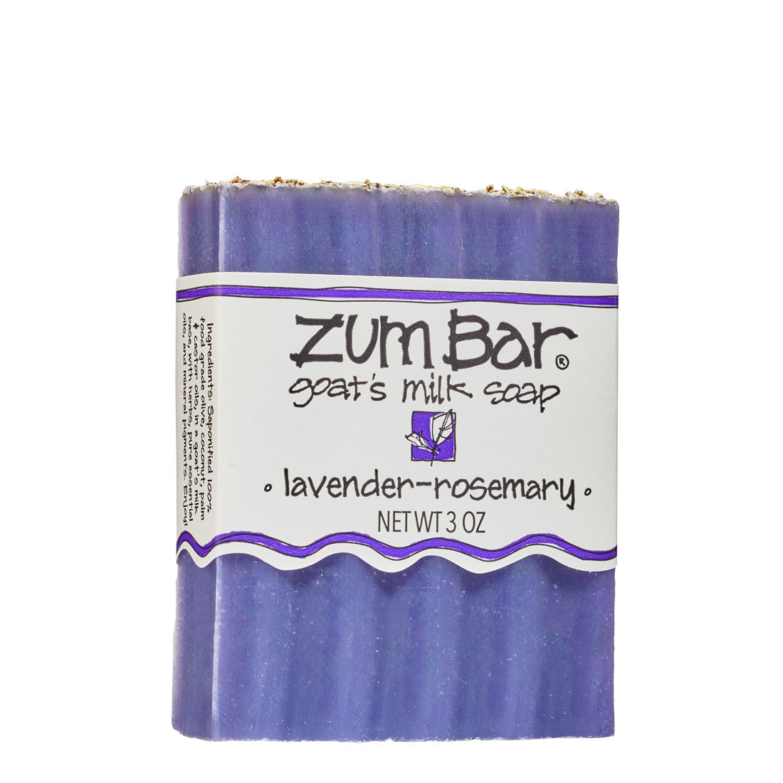 Zum Bar Lavender-Rosemary Goat Milk Soap | 3 oz