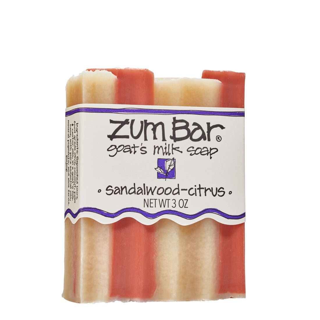 Zum Bar Citrus-Sandalwood Soap | 3 oz | Indigo Wild