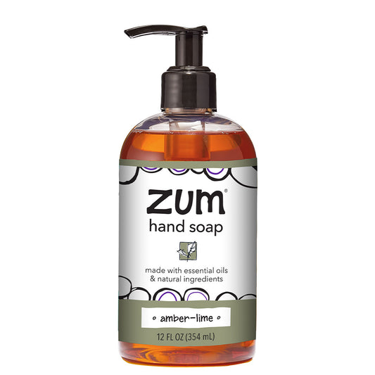 Amber-Lime Hand Soap on a white background