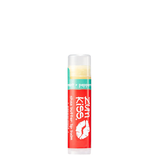 Small lip balm with peppermint flavor