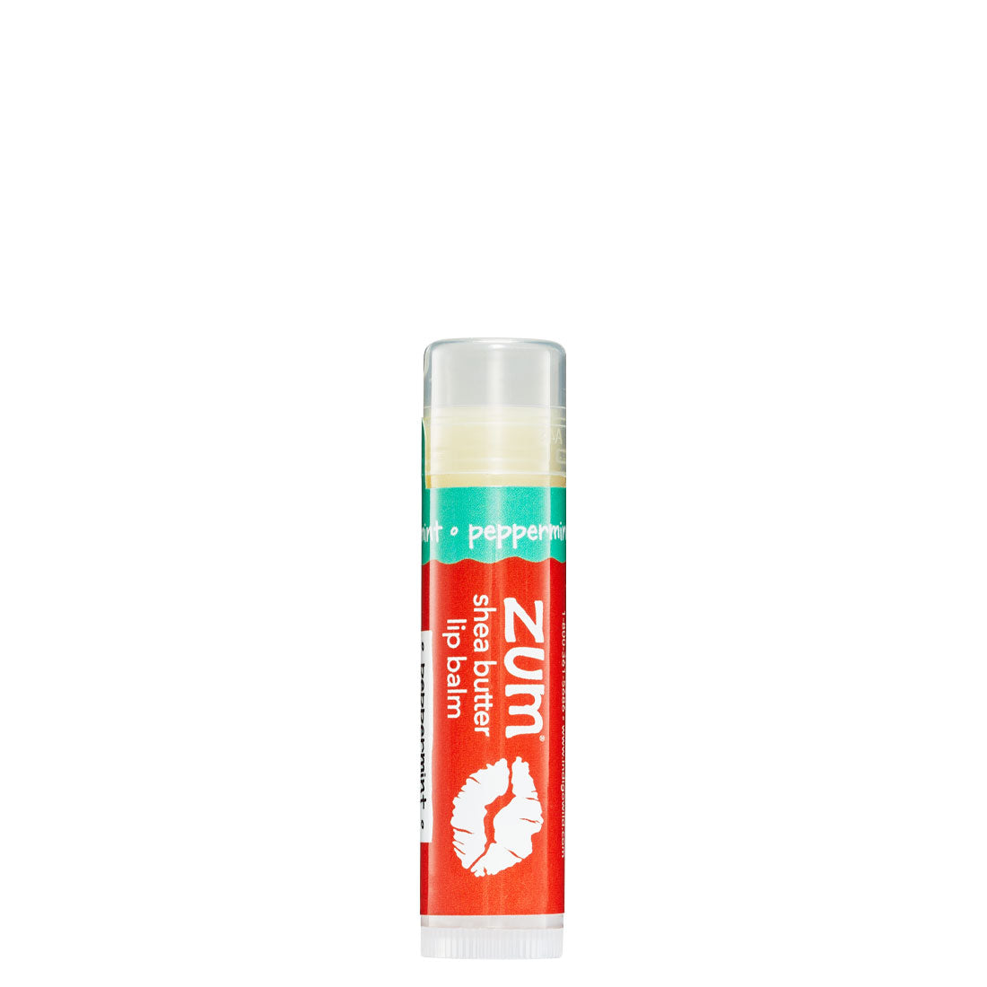 Small lip balm with peppermint flavor