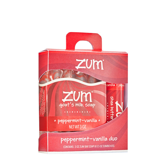 Peppermint-vanilla Zum Bar Soap and Zumbo Peppermint Kiss Stick