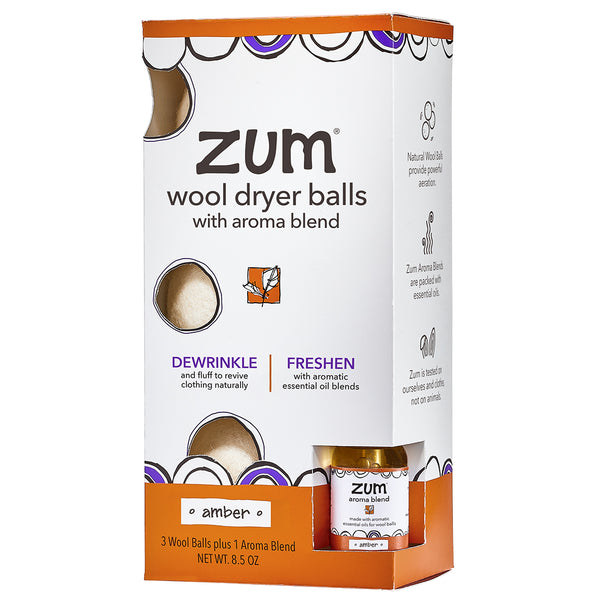 Zum Laundry Dryer Balls Kit | Amber