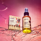 Zum Vanilla Spice soap and body mist on a pink water background