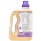 Back view of large bottle with handle and screw cap that contains Lavender Zum Laundry Soap
