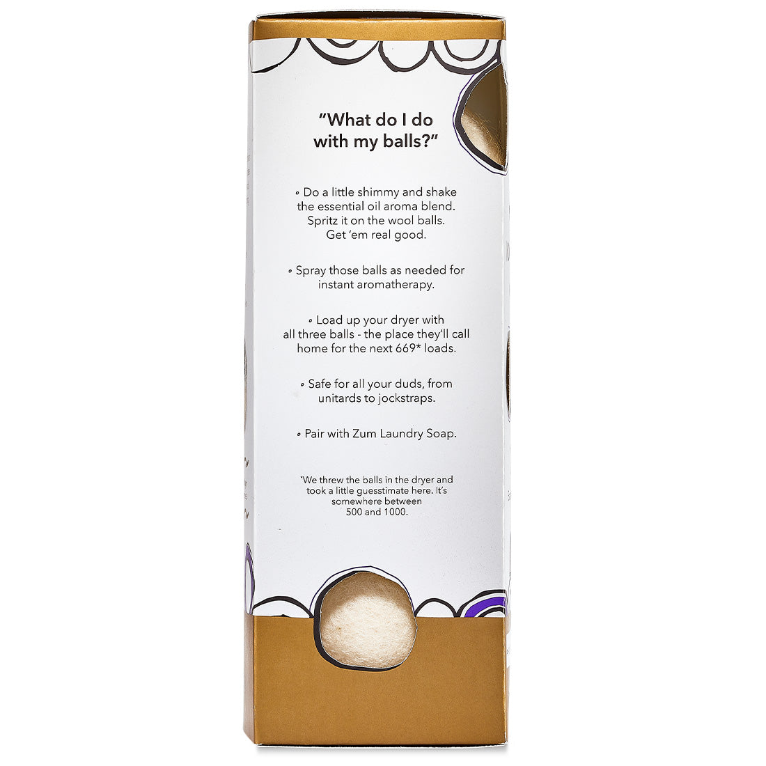 Zum Laundry Dryer Balls Kit | Frankincense & Myrrh