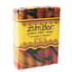 Labeled Dragon's Blood infused Zum Bar Soap with red, yellow and black colored swirls.