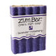 Labeled lavender-rosemary scented Zum Bar Soap with purple coloring topped with rosemary