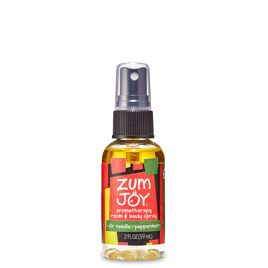 Mini Zum Mist Bottle with label. Filled with Fir Needle-Peppermint Zum Mist.